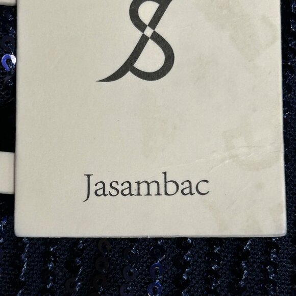 Jasambac Women Sequin Dress Size Large NWT Slit Elastic Waist Cocktail Party - Picture 7 of 13